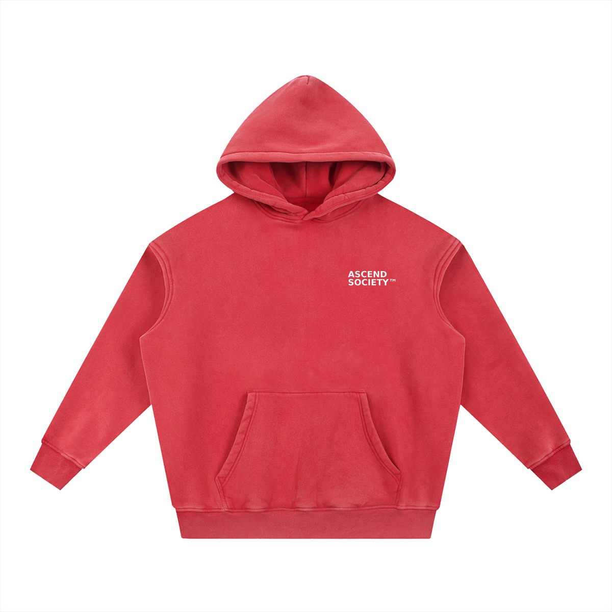 Men’s Ascend Society Washed Fleece Oversize Hoodie view 7
