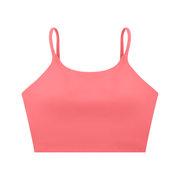 Women’s Spaghetti Strap Yoga Sports Bra thumbnail 5