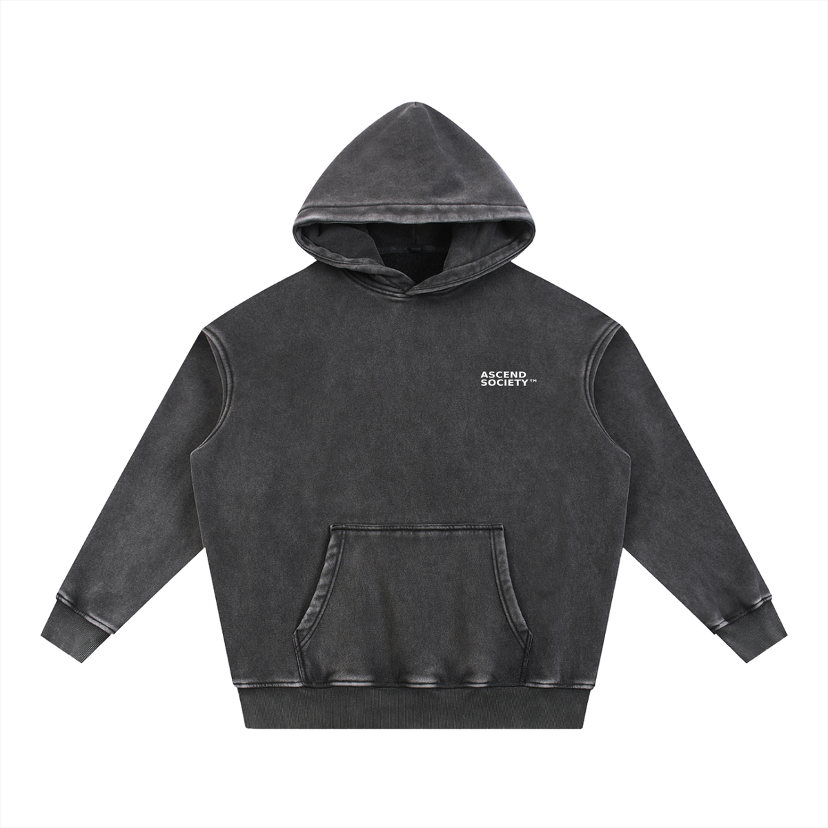 Snow Wash Fleece Oversize Hoodie view 1