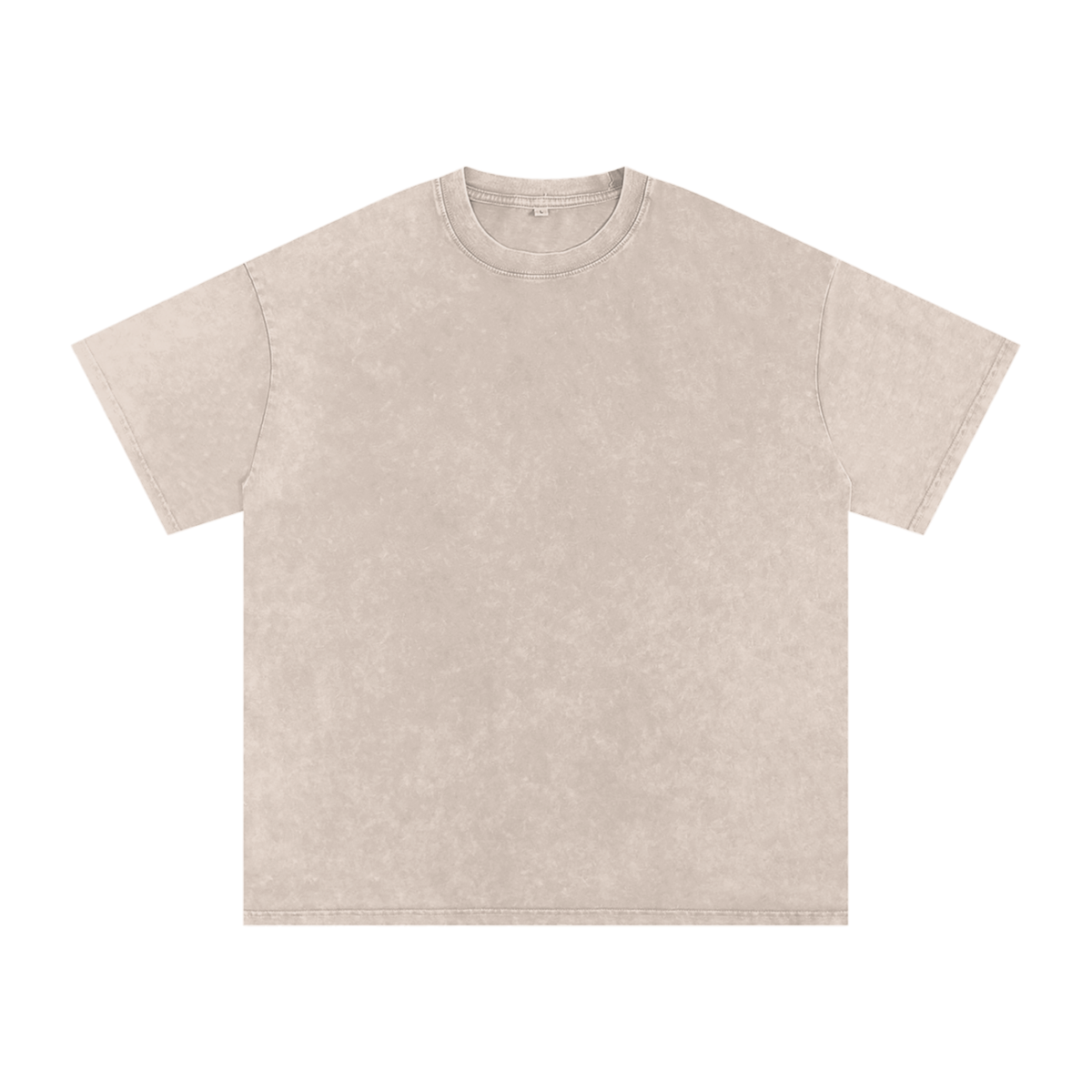 Mens Washed Oversized Cotton T-Shirt view 3