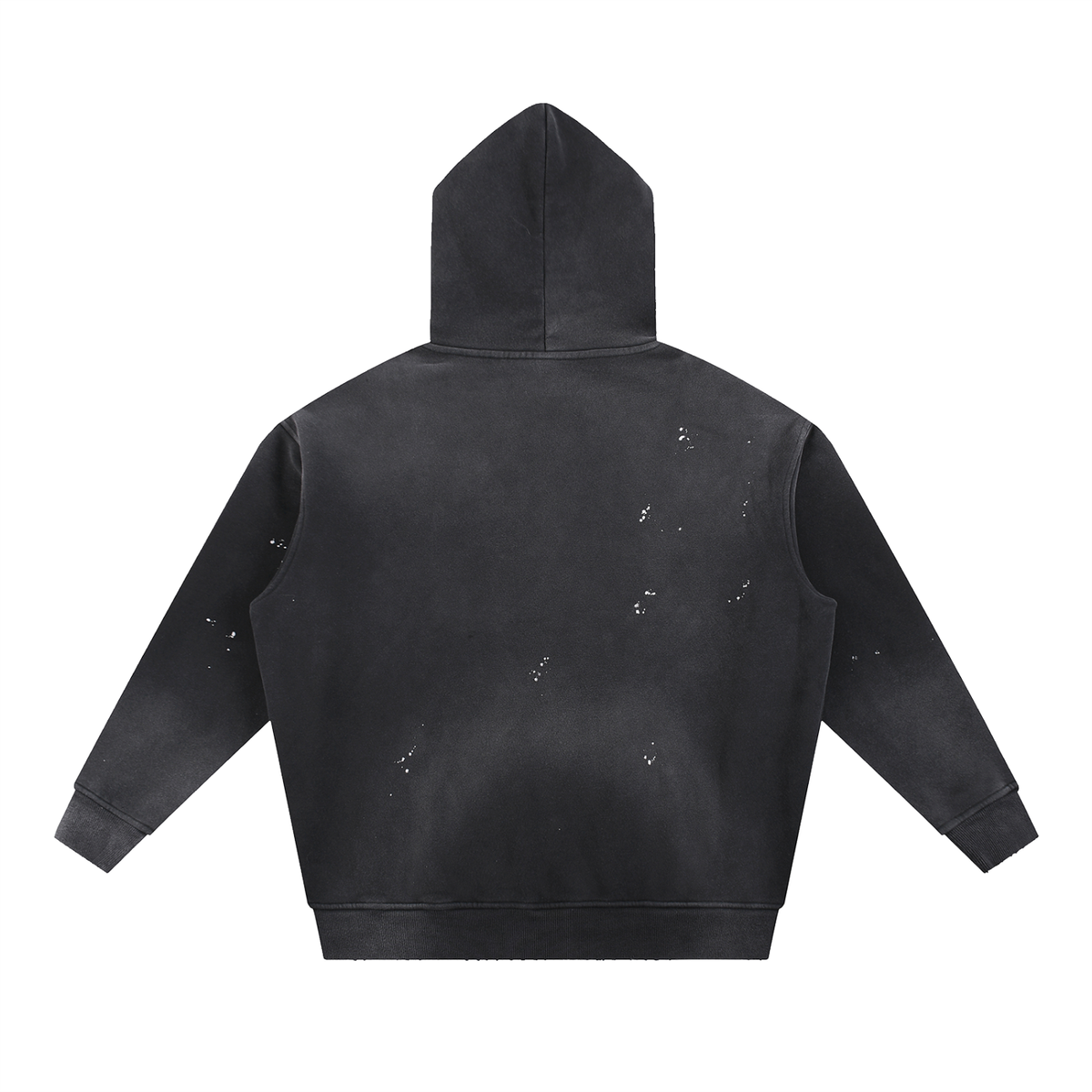 Men’s Vintage Washed Frayed Fleece Hoodie view 2