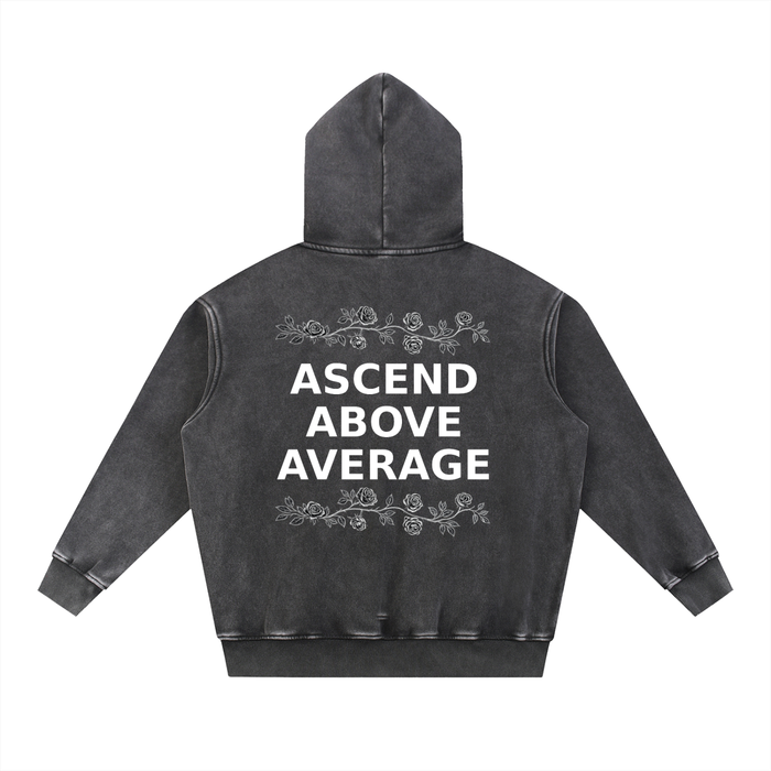 Snow Wash Fleece Oversize Hoodie back