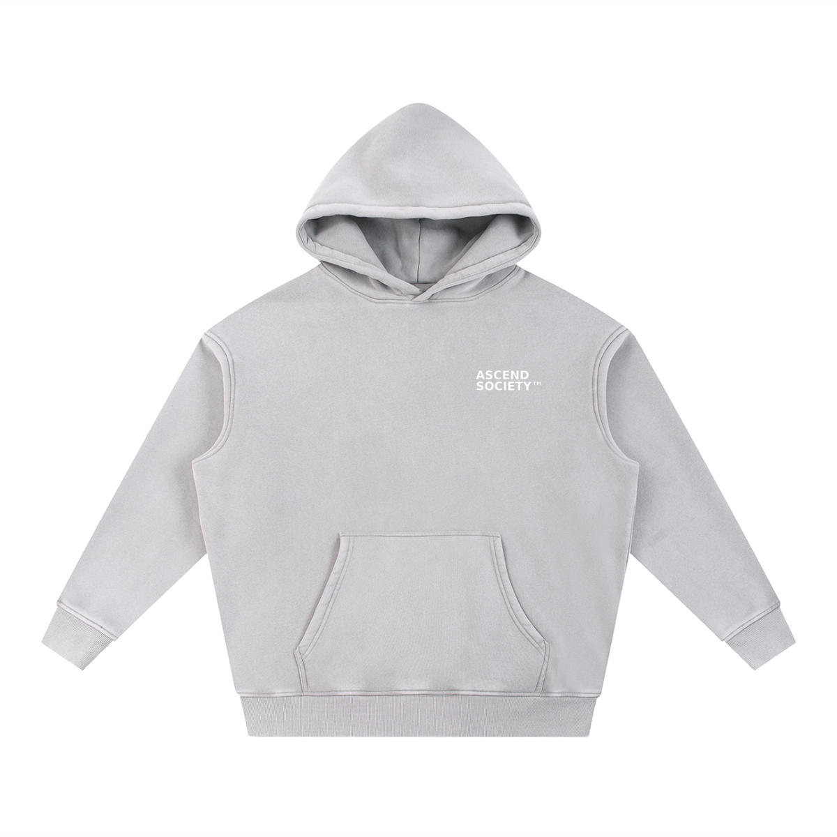 Men’s Ascend Society Washed Fleece Oversize Hoodie view 5