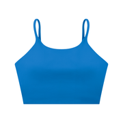 Women’s Spaghetti Strap Yoga Sports Bra thumbnail 9