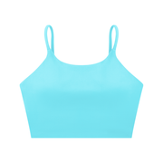 Women’s Spaghetti Strap Yoga Sports Bra thumbnail 7