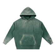 Men’s Vintage Washed Frayed Fleece Hoodie thumbnail 9