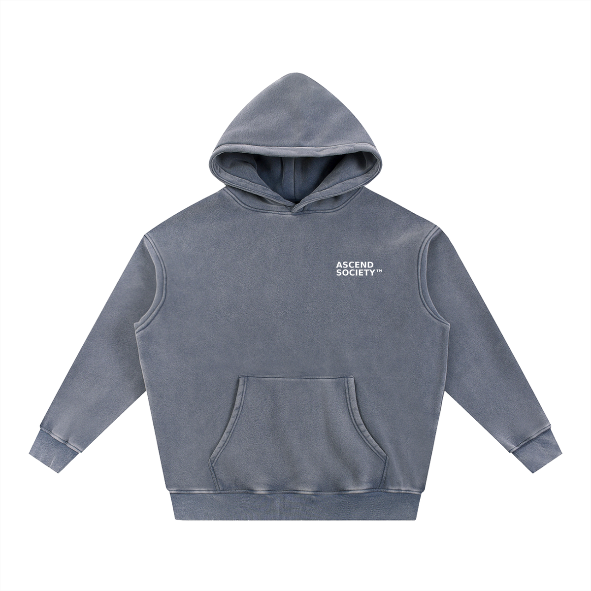 Men’s Ascend Society Washed Fleece Oversize Hoodie view 9