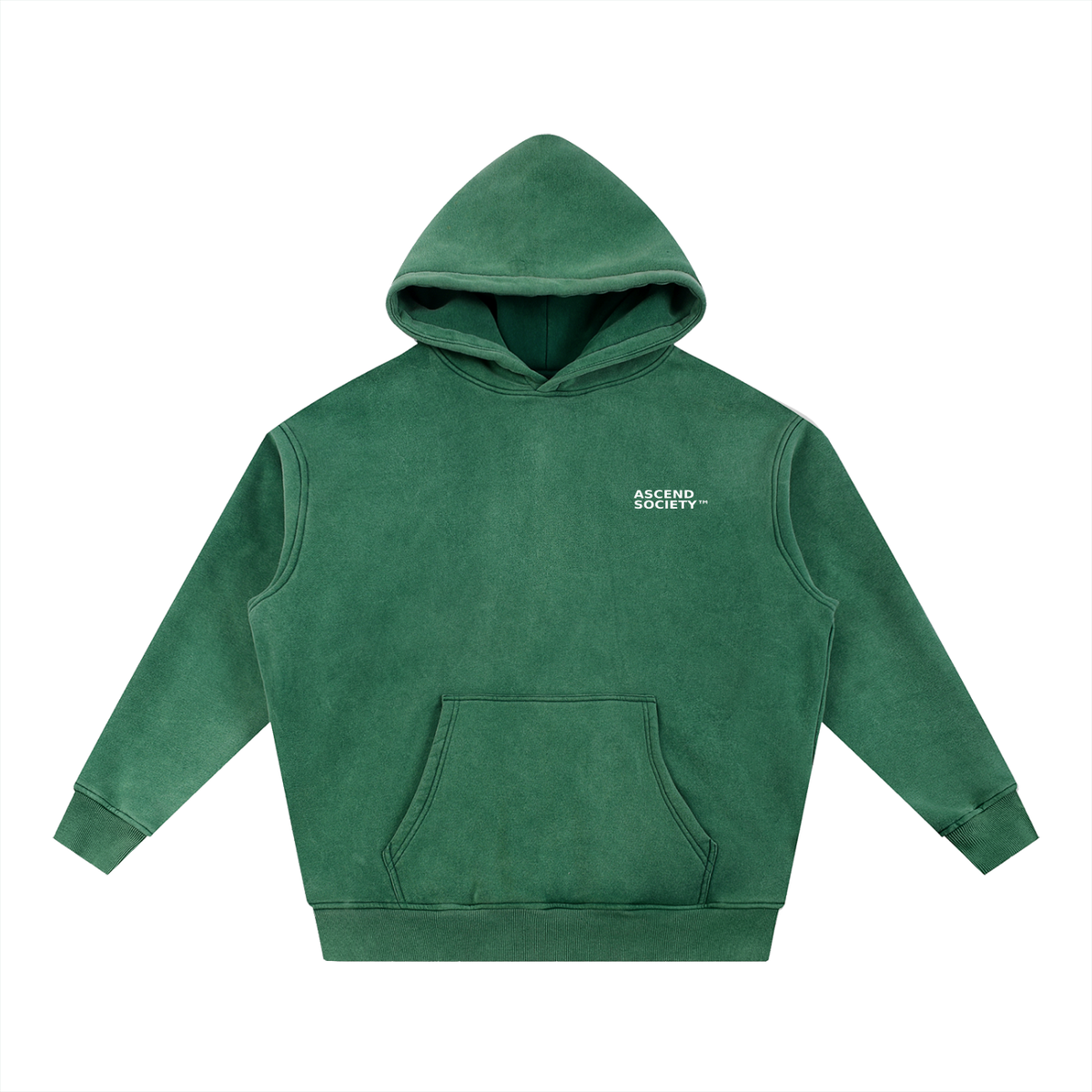 Snow Wash Fleece Oversize Hoodie view 9