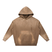 Men’s Vintage Washed Frayed Fleece Hoodie thumbnail 3