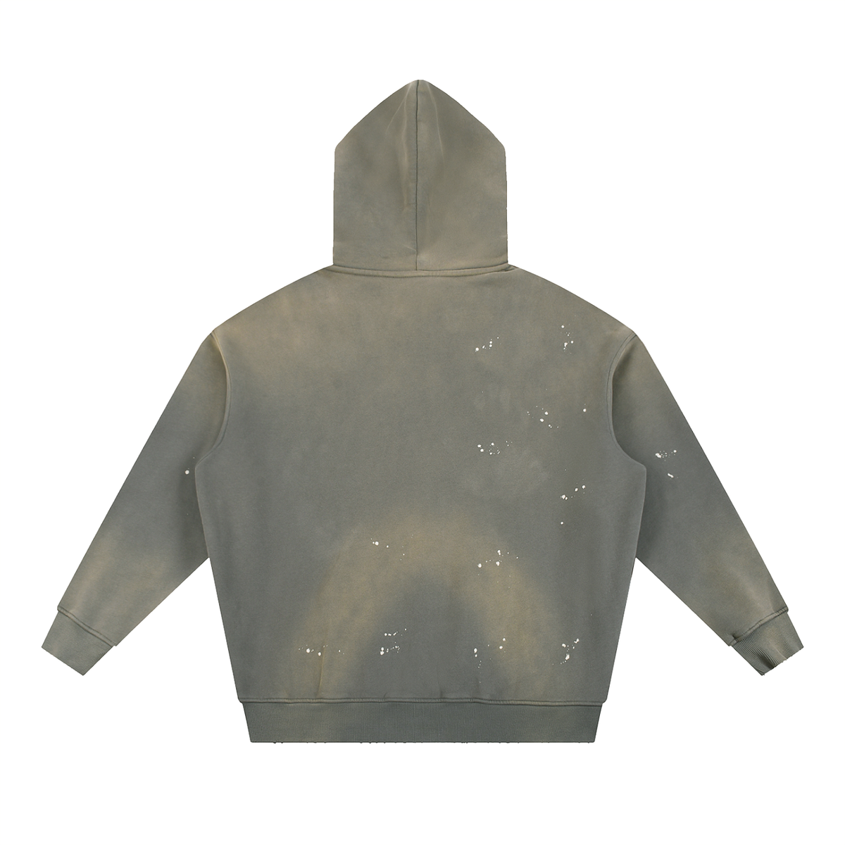 Men’s Vintage Washed Frayed Fleece Hoodie view 8