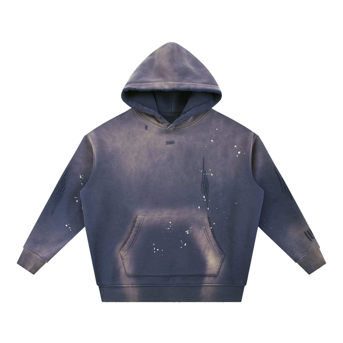 Men’s Vintage Washed Frayed Fleece Hoodie view 5